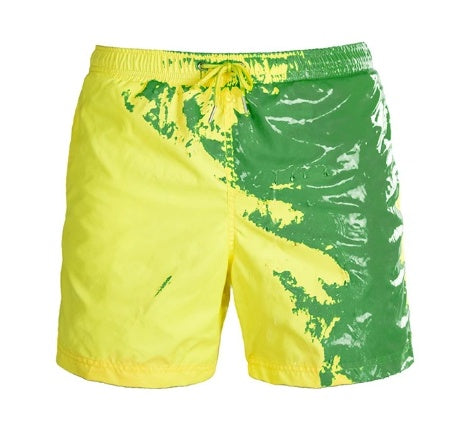 Change Color Beach Swimming Trunks