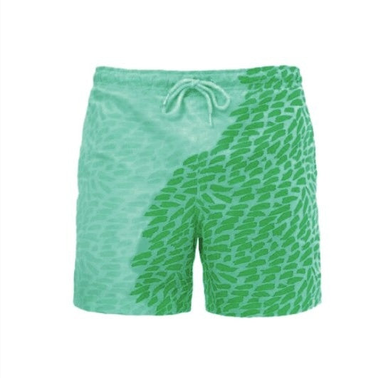 Change Color Beach Swimming Trunks