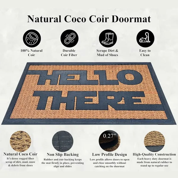 Hello There Front Porch  Doormat