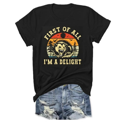 First Of All Graphic Tshirt