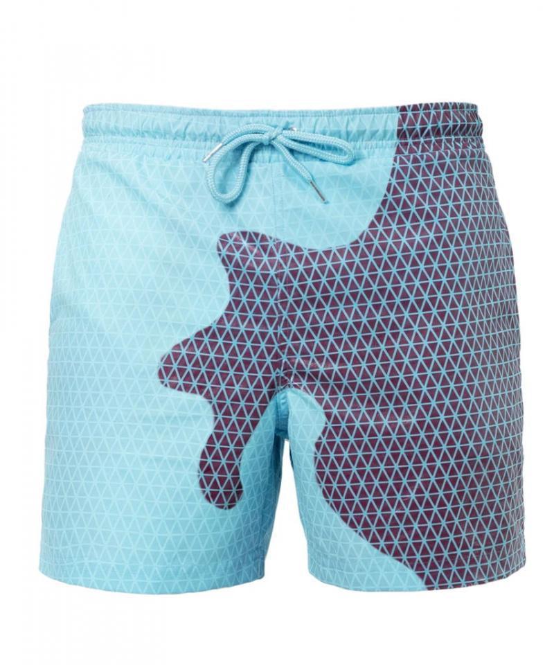 Change Color Beach Swimming Trunks