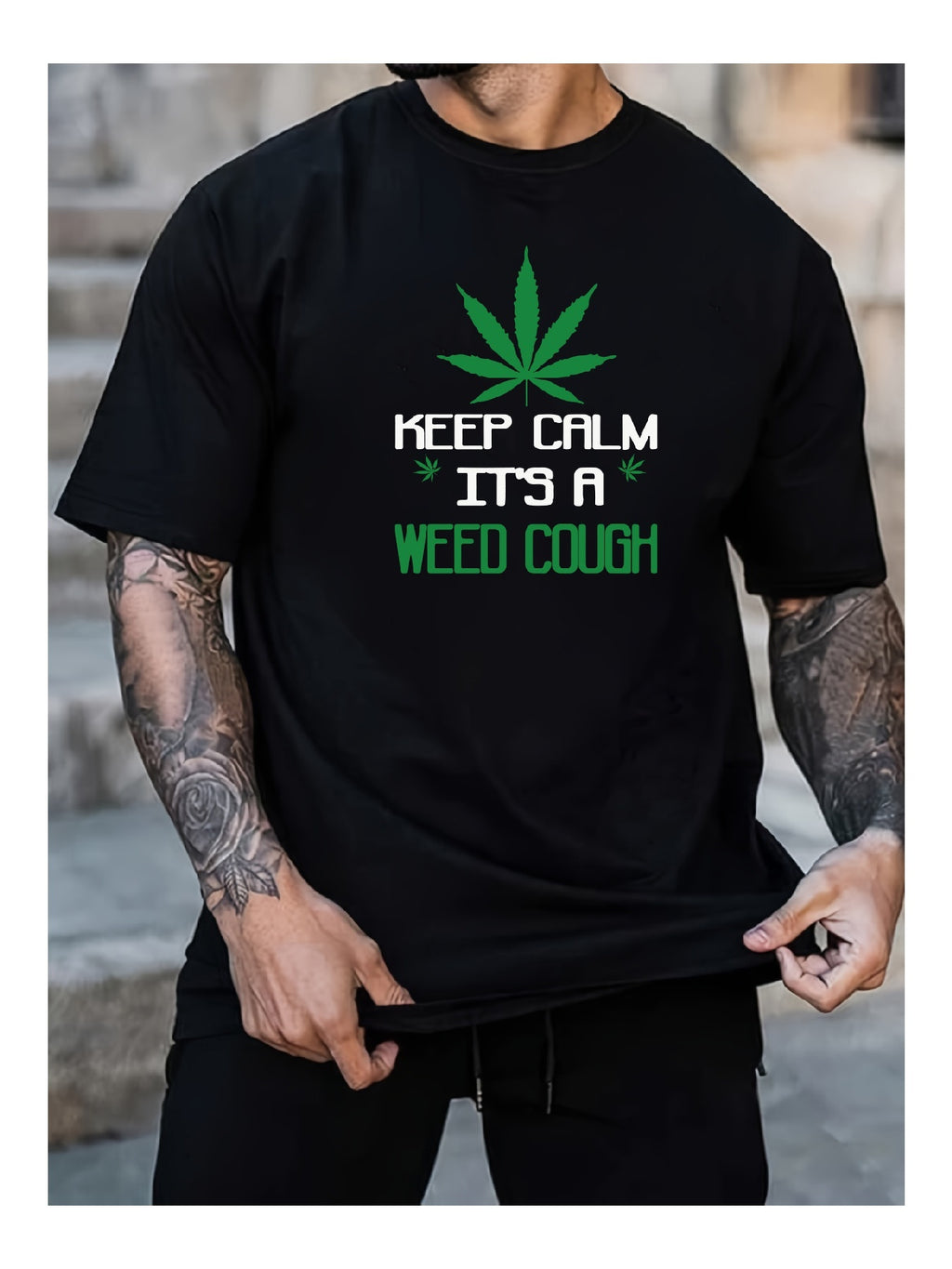 Keep Calm Its A Weed Cough TShirt