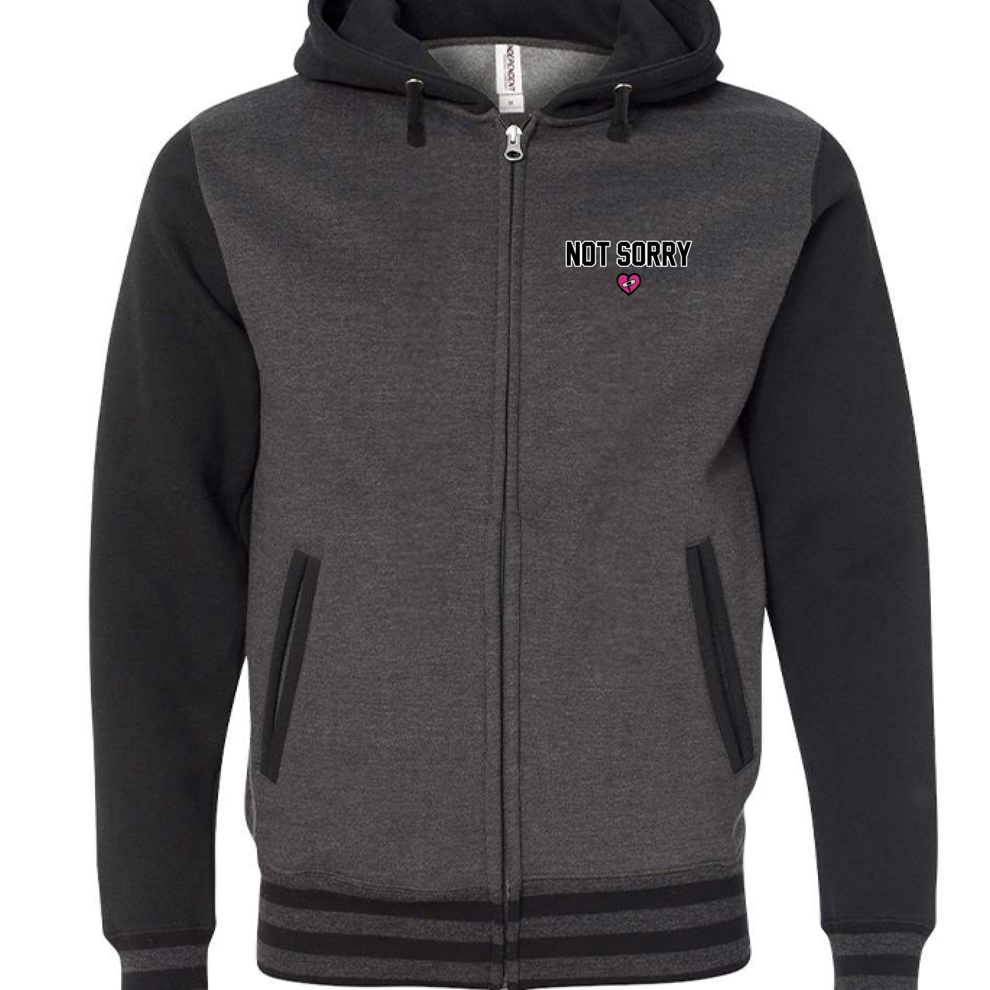 Charcoal Heather/ Black - FRONT